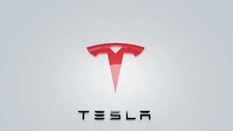 Tesla-Logotipo-Animación-3d-Render-4k