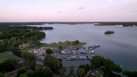 Lake-Norman-Aerial,-Lake-Norman-NC,-Lake-Norman-North-Carolina