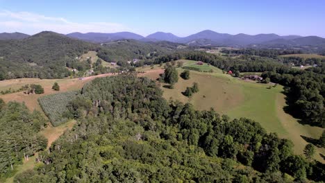 Snake-Mountain-North-Carolina,-NC-in-background-aerial-near-watauga-county-nc,-north-carolina-near-boone-and-blowing-rock-nc,-north-carolina