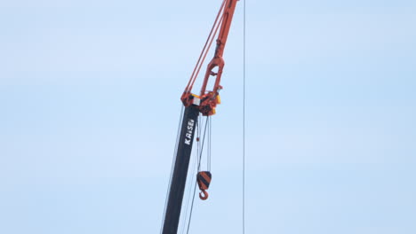 Mechanical-Crane-On-Summertime-At-The-City-Construction-Site