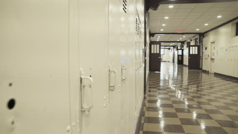 Brown-lockers-at-a-High-school-wait-out-the-summer-for-new-students