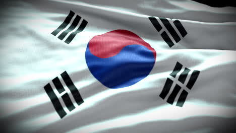 South-Korea-flag-video-3d-South-Korea-Flag,-3d-South-Korea-flag-waving-video