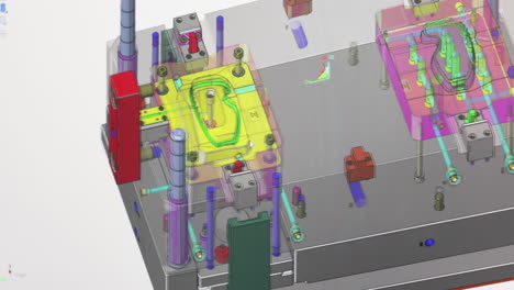 3D-CAD-Design-Einer-Kunststoffspritzgussmaschine-In-Einem-Produktionsunternehmen