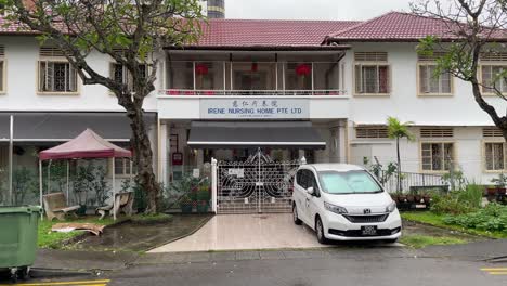 Exterior-frontal-view-of-the-Irene-Nursing-Home-at-Jln-Ampas,-Balestier
