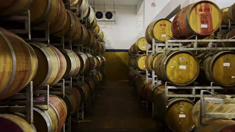 Barrels-are-used-for-alcohol-because-the-barrels-retain-a-certain-amount-of-the-flavor-of-what-was-previously-in-it