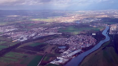 Bird's-Eye-View-of-Frankfurt-am-Main-in-Germany-from-the-Skies
