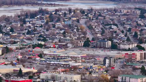 Zoom-Shot-of-North-Shore-in-Kamloops-during-Sunset