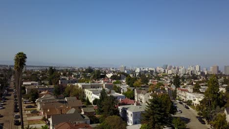 Oakland,-Kalifornien,-Vorort,-Luftaufnahme