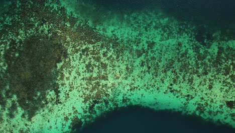 4k-Aerial-of-Turquoise-Colored-Coral-Reef,-Coron,-Palawan-Philippines-1
