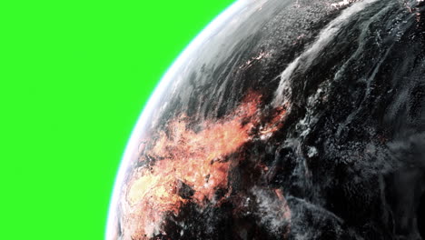 4k-Green-Screen-Planet-Erde-Mit-Dynamischen-Wolken-Und-Atmosphäre---3D-CGI-Animation