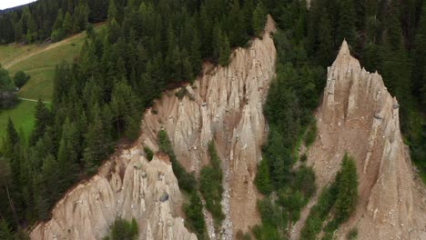 Aerial-View-Of-Pyramids-Of-Perca-In-The-Dolomites