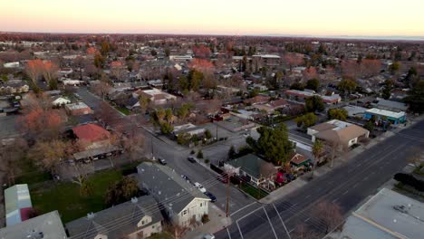 Häuser-Und-Wohnviertel-In-Turlock,-Kalifornien