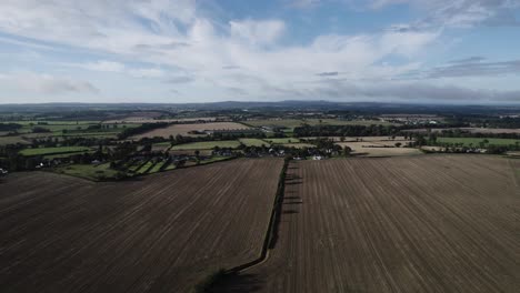 Daytime-drone-flight-over-Irish-fields-which-have-been-harvested