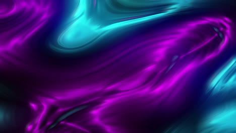 Digital-abstract-animation-of-cyan-and-magenta-colors-warping-on-glass-translucent-background