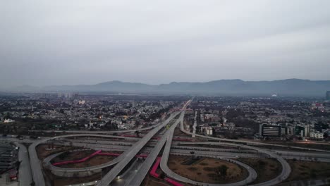 An-aerial-view-of-Islamabad-city-and-Peshawar-Morr-Interchange---Aerial-view-of-City-interchange---Interchange-in-Islamabad---drone-footage-of-Famous-landmark-of-Islamabad-Pakistan