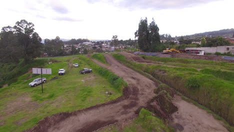 Motocross-track-with-Ecuadorian-city-in-the-distance