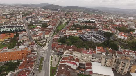 Platz-Der-Republik-In-Der-Stadt-Braga,-Portugal
