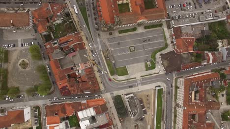 Historisches-Stadtzentrum-In-Braga-Stadt-Portugal-Draufsicht