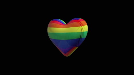 LGBT-isolated-3D-heart-with-multicolored-texture-rotating-seamlessly-on-black-background