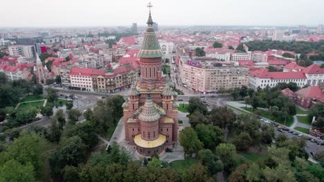Fast-Flyby-of-Orthodox-Cathedral