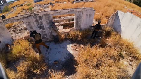 airsoft-warfare-taken-from-a-drone-in-a-place-of-ruins
