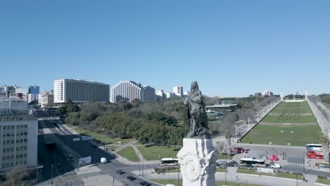 DRONE-AERIAL-SHOT-Marquis-of-Pombal-Square