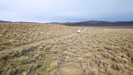 Slowmotion-Drohne-In-Der-Kalifornischen-Wüste-Gedreht