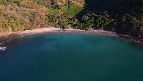 Dantita-Beach,-located-on-the-coast-of-Guanacaste-Costa-Rica,-right-in-the-town-of-Las-Catalinas