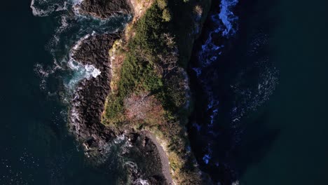 Vista-Superior-De-Las-Pequeñas-Islas-Frente-A-La-Costa-De-Guanacaste-En-Costa-Rica