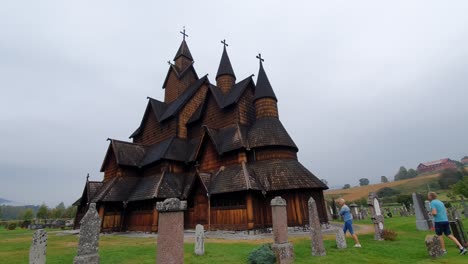 Heddal-Stave-Church,-Norway,-Scandinavia,-Europe