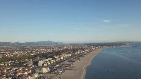 Drone-Shot-of-the-Italian-Maremma-Coast-during-a-Beautiful-Sunny-Day