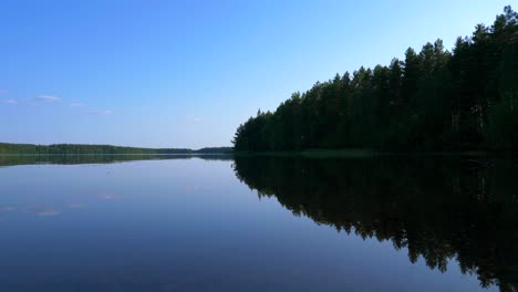 Reflection-on-the-lake-and-the-forest-is-near