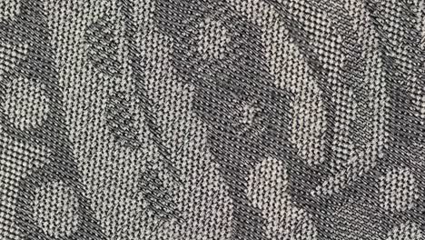 Macro-Shot-Of-Printed-Grey-Woolen-Fabric