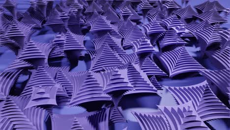 3D-Loopable-Abstract-Animation-with-a-Violet-Octahedron-Geometric-Pattern