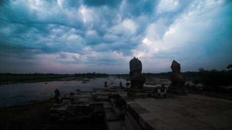Moody-storm-clouds-over-Banteay-Chhmar-Baray-early-morning