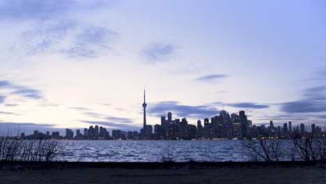 Toronto-Stadtbildansicht-Von-Toronto-Island