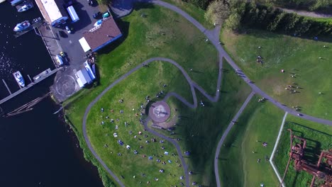 Overhead-view-lowering-on-top-of-Gasworks-Park-circa-2016
