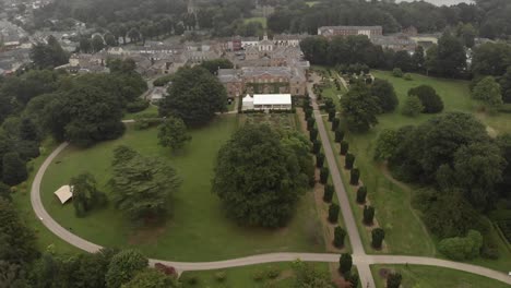 Hillsborough-Castle-is-found-in-the-town-of-Hillsborough-in-County-Down,-Northern-Ireland