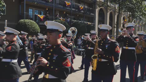 United-States-Marine-Force-Reserve-Band-Mardi-Gras-Parade