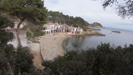 a-beautiful-views-fishing-village-on-the-Costa-Brava,-Spain,-Catalonia