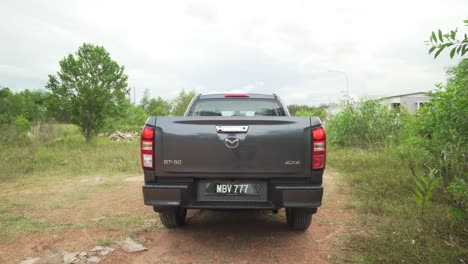 Kuala-Lumpur,-Malasia--19-De-Marzo-De-2022:-Camioneta-Privada-Mazda-Bt-50
