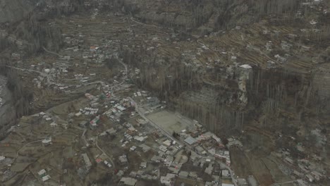 Temporada-De-Otoño-En-El-Valle-De-Hunza-Al-Norte-De-Pakistán,-Cordillera-De-Karakoram-En-Gilgit-Baltistán,-Asia