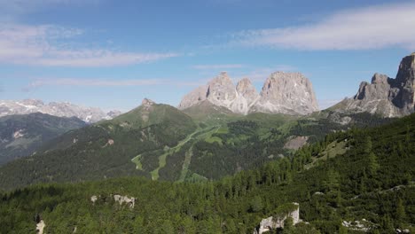 Aerial-drone-view-in-Dolomites