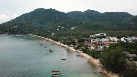 Koh-Tao-Beach-In-Thailand-Von-Der-Drohne-Aus-Gesehen