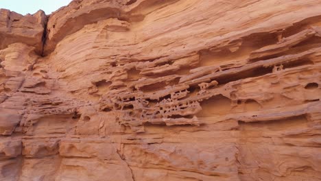Rock-erusion-pattern-at-Colored-Canyon-in-Egypt