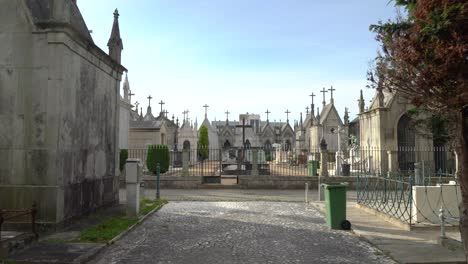 Group-of-Crypts-Behind-the-Fence-in-Cemetery-of-Agramonte