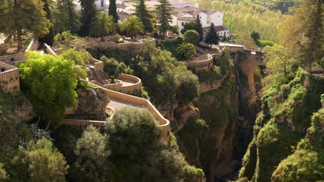 Tajo-Gorge-With-The-Historic-Town-Of-Ronda-In-Spain