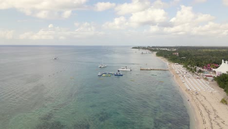 Aerial-footage-of-the-Cozumel,-Mexico.-Fun-adventures