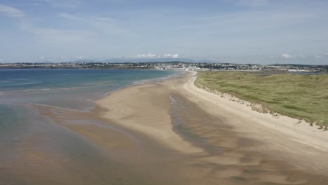 Expansive-sandy-beach-at-Tramore-Dunes-on-south-coast-of-Ireland