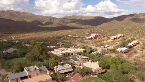 Tanque-Verde-Ranch-in-Tucson,-Arizona,-Aerial-View